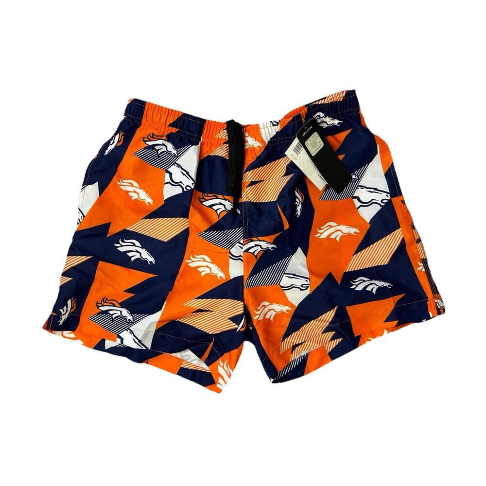 Denver Broncos NFL Team Sports Men’s Small Football All Over Pattern NWT